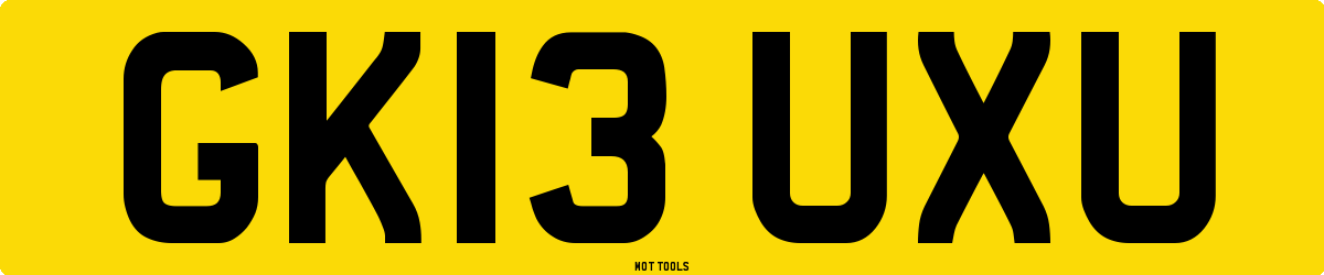 GK13UXU MOT Check