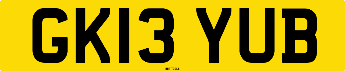 GK13YUB MOT Check