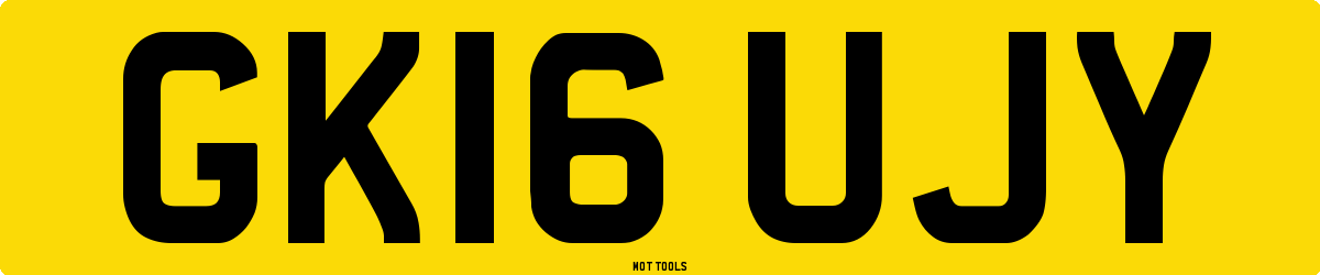 GK16UJY MOT Check