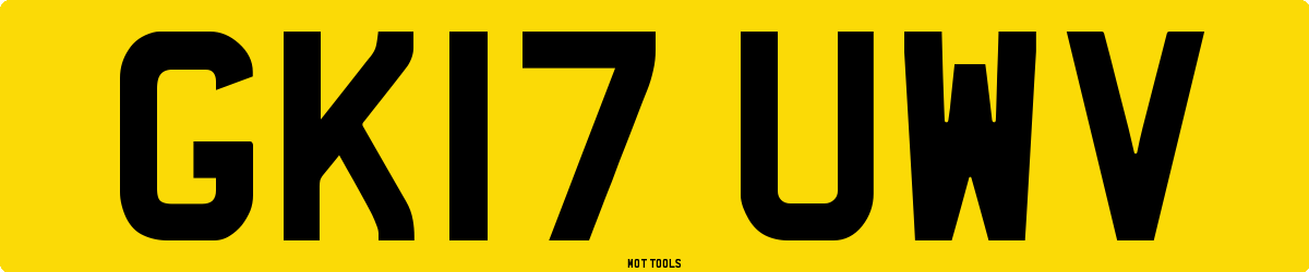 GK17UWV MOT Check