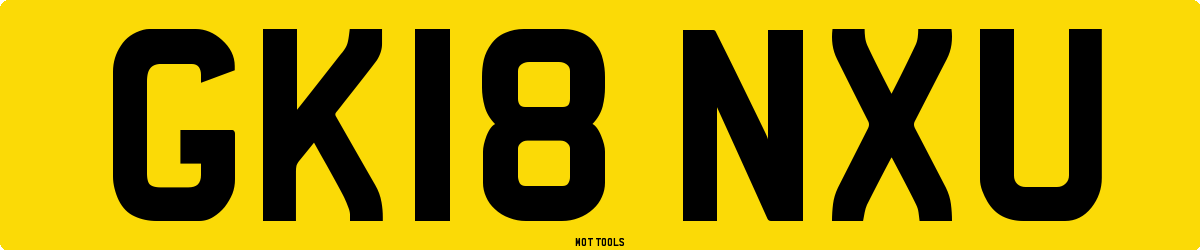 GK18NXU MOT Check