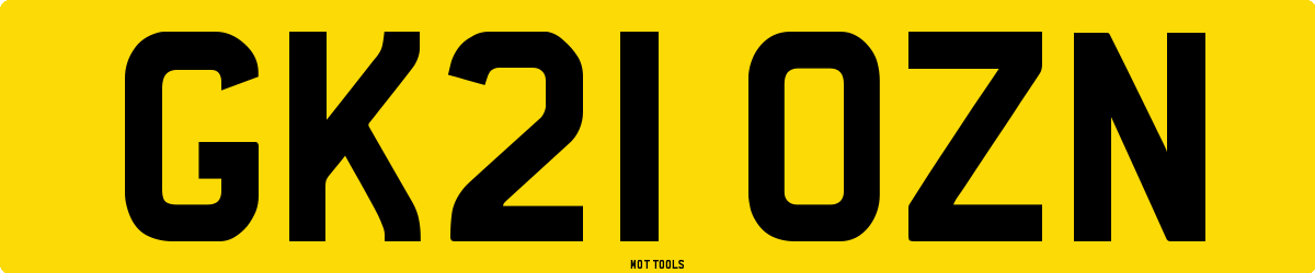 GK21OZN MOT Check
