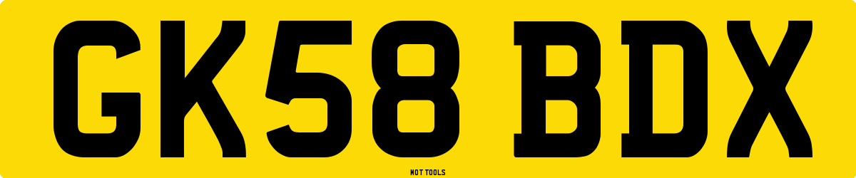 GK58BDX MOT Check