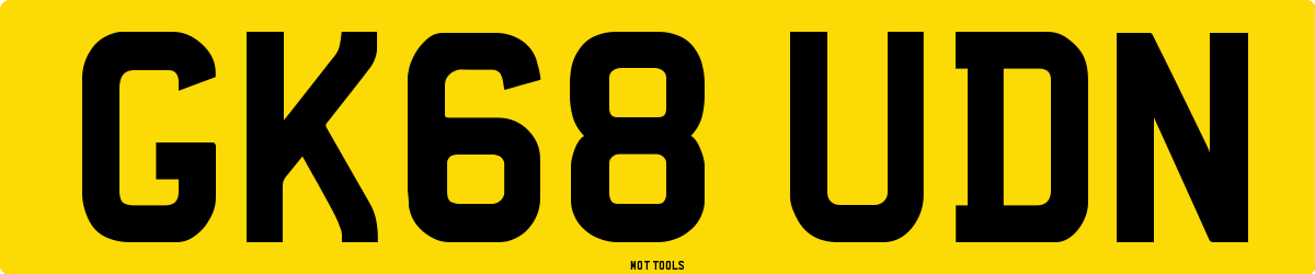 GK68UDN MOT Check