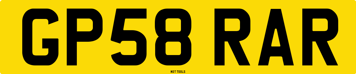 GP58RAR MOT Check