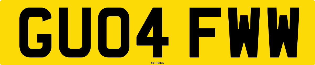 GU04FWW MOT Check