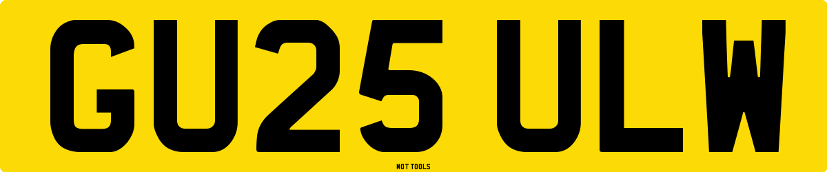 GU25ULW MOT Check