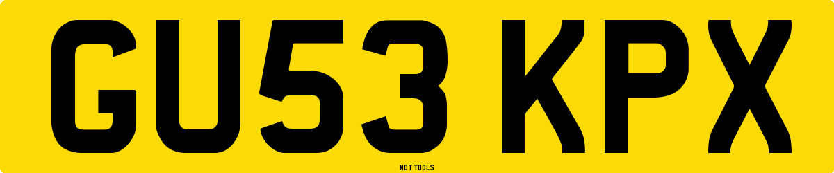 GU53KPX MOT Check