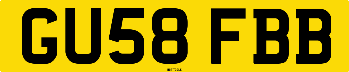 GU58FBB MOT Check