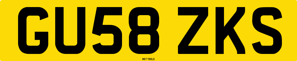 GU58ZKS MOT Check