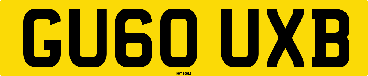 GU60UXB MOT Check