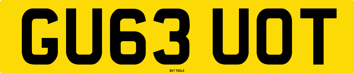 GU63UOT MOT Check