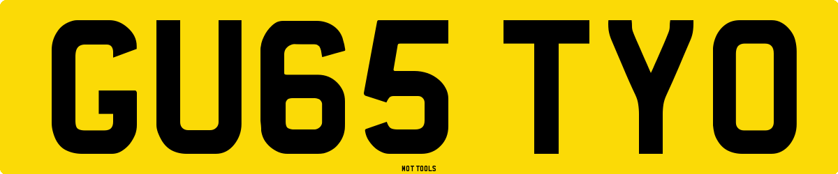 GU65TYO MOT Check