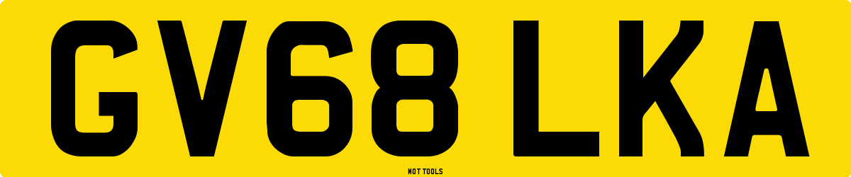 GV68LKA MOT Check