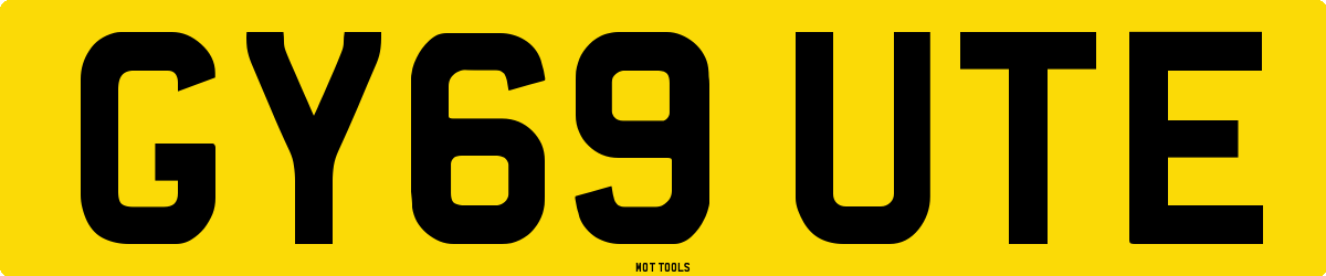 GY69UTE MOT Check