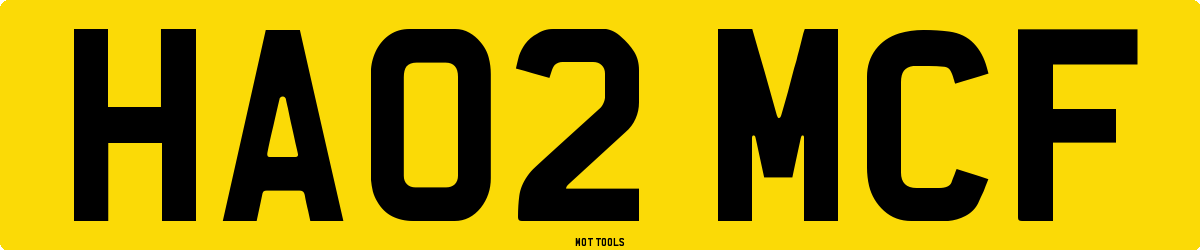 HA02MCF MOT Check