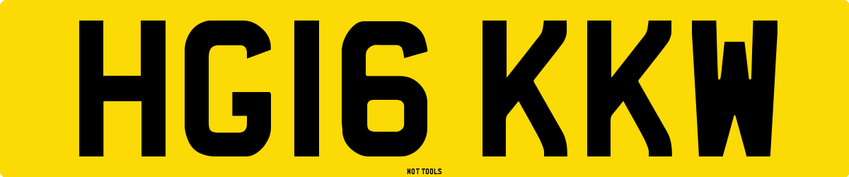 HG16KKW MOT Check