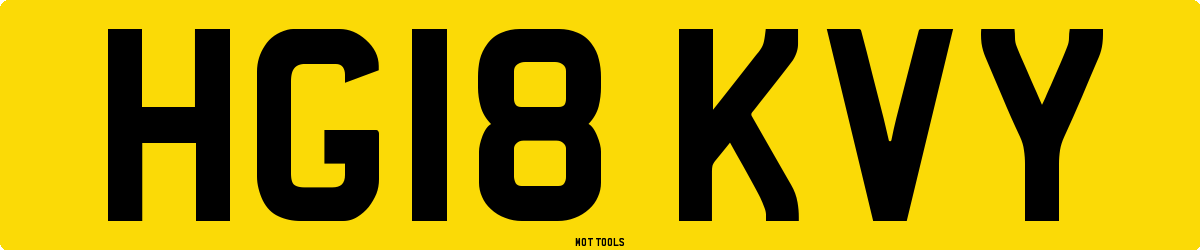 HG18KVY MOT Check