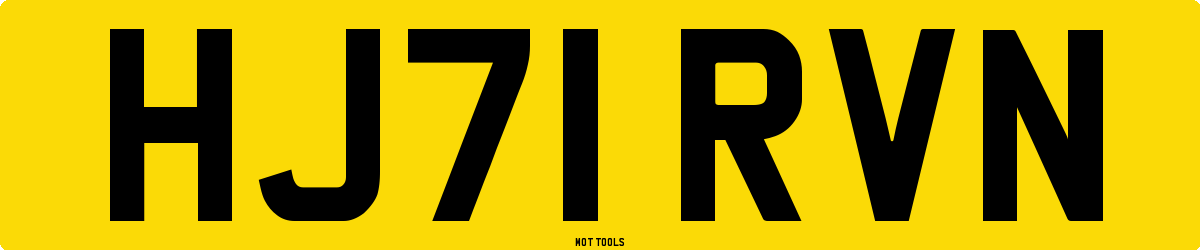 HJ71RVN MOT Check