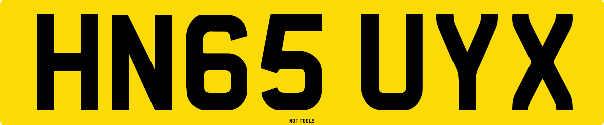 HN65UYX MOT Check