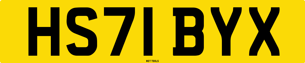 HS71BYX MOT Check