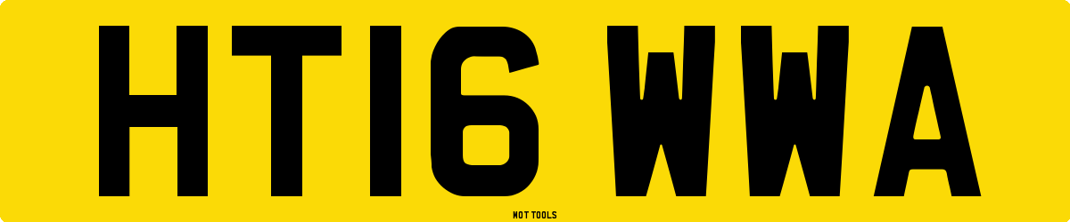 HT16WWA MOT Check