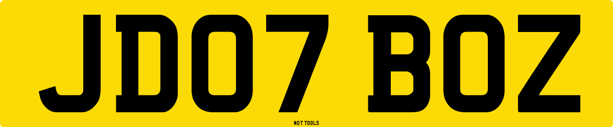 JD07BOZ MOT Check