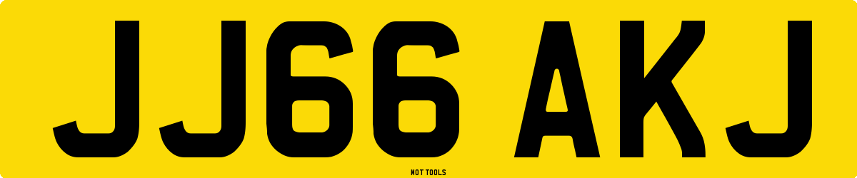JJ66AKJ MOT Check
