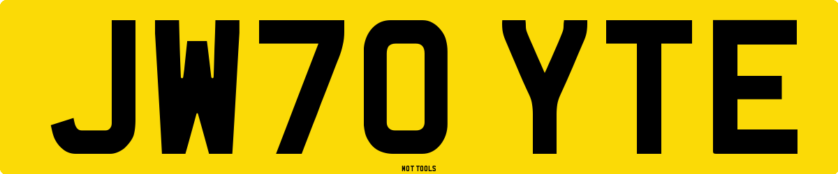 JW70YTE MOT Check