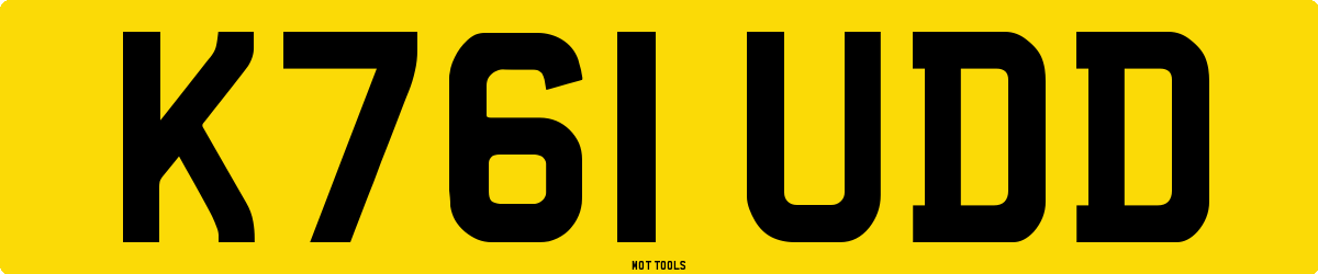 K761UDD MOT Check