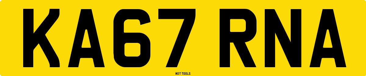 KA67RNA MOT Check