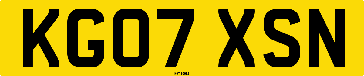 KG07XSN MOT Check