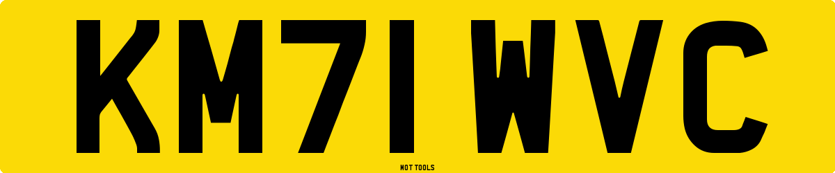 KM71WVC MOT Check