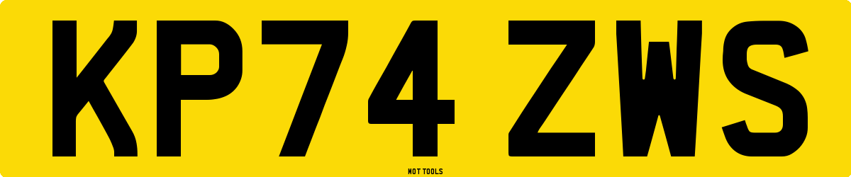 KP74ZWS MOT Check