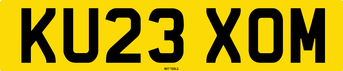 KU23XOM MOT Check