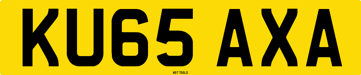 KU65AXA MOT Check