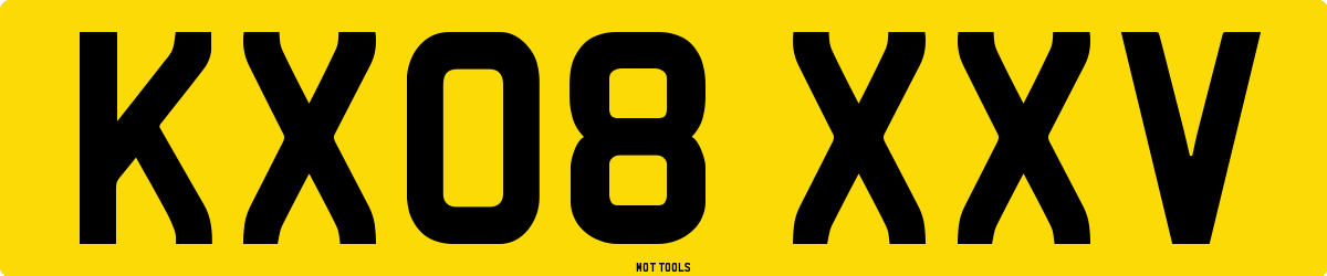 KX08XXV MOT Check