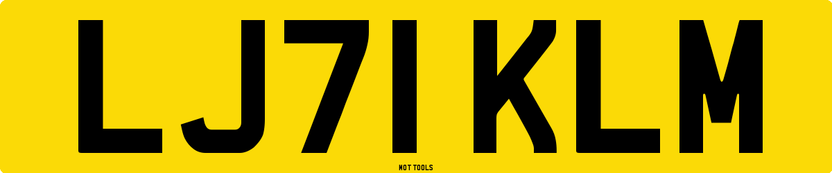 LJ71KLM MOT Check
