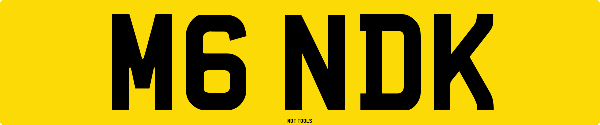 M6NDK MOT Check
