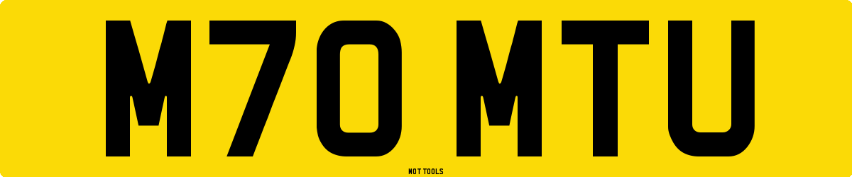 M70MTU MOT Check