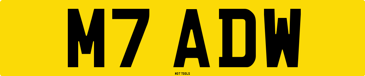 M7ADW MOT Check