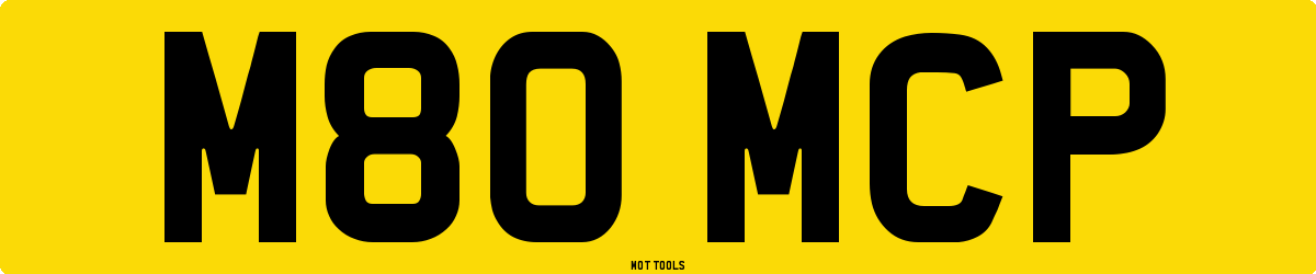 M80MCP MOT Check