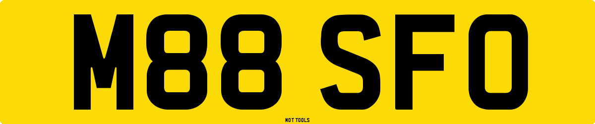 M88SFO MOT Check