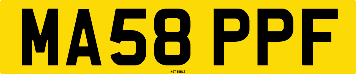 MA58PPF MOT Check