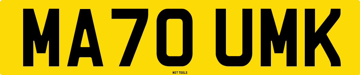 MA70UMK MOT Check