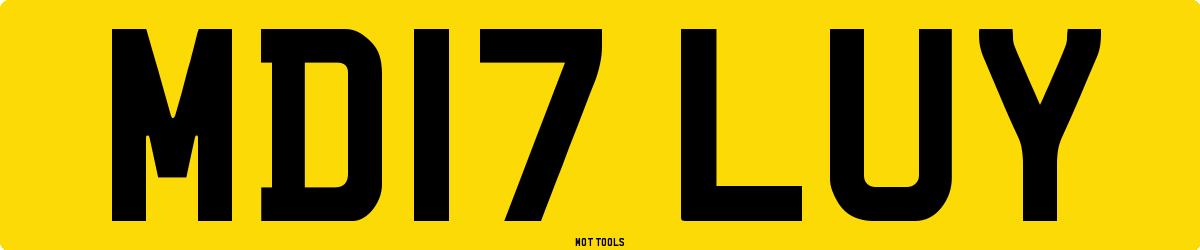 MD17LUY MOT Check