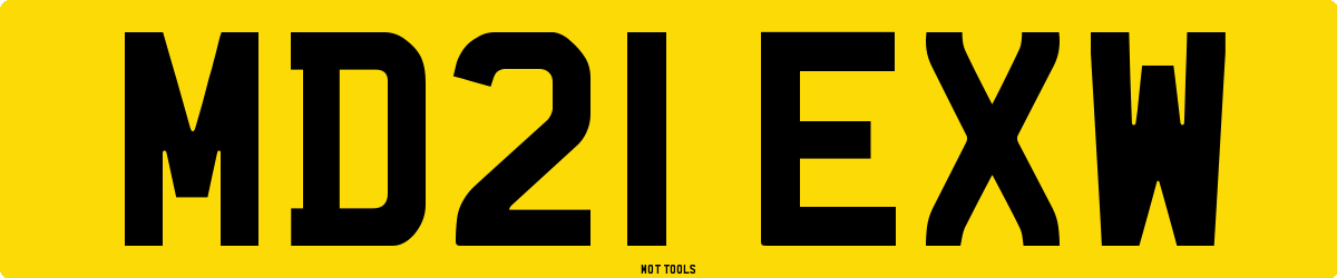 MD21EXW MOT Check
