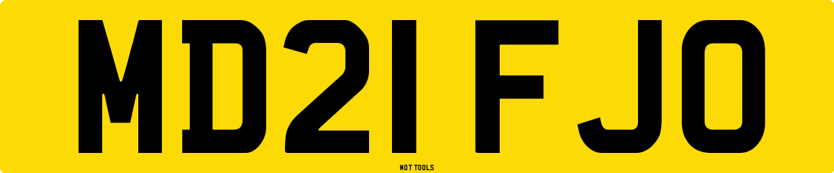 MD21FJO MOT Check