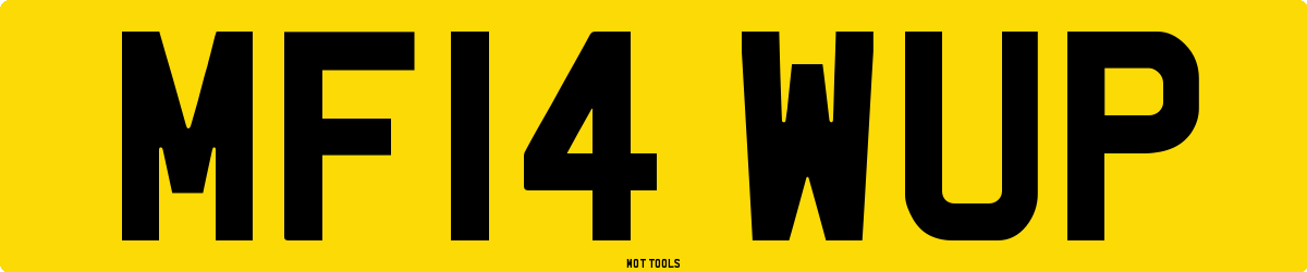MF14WUP MOT Check