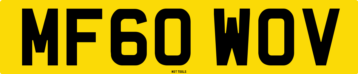 MF60WOV MOT Check